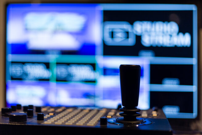 Detail regiekamer liverstream