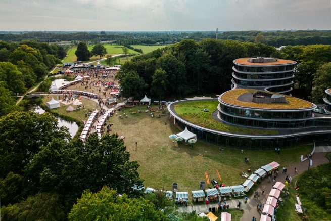 Luchtopname Triodos Festival