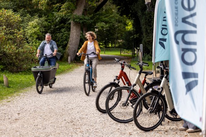 Bedrijfsfotografie tijden fietslease-event Ayvens